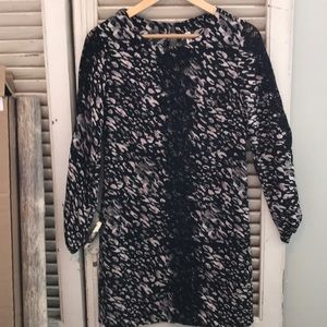 Long sleeve fitted dress